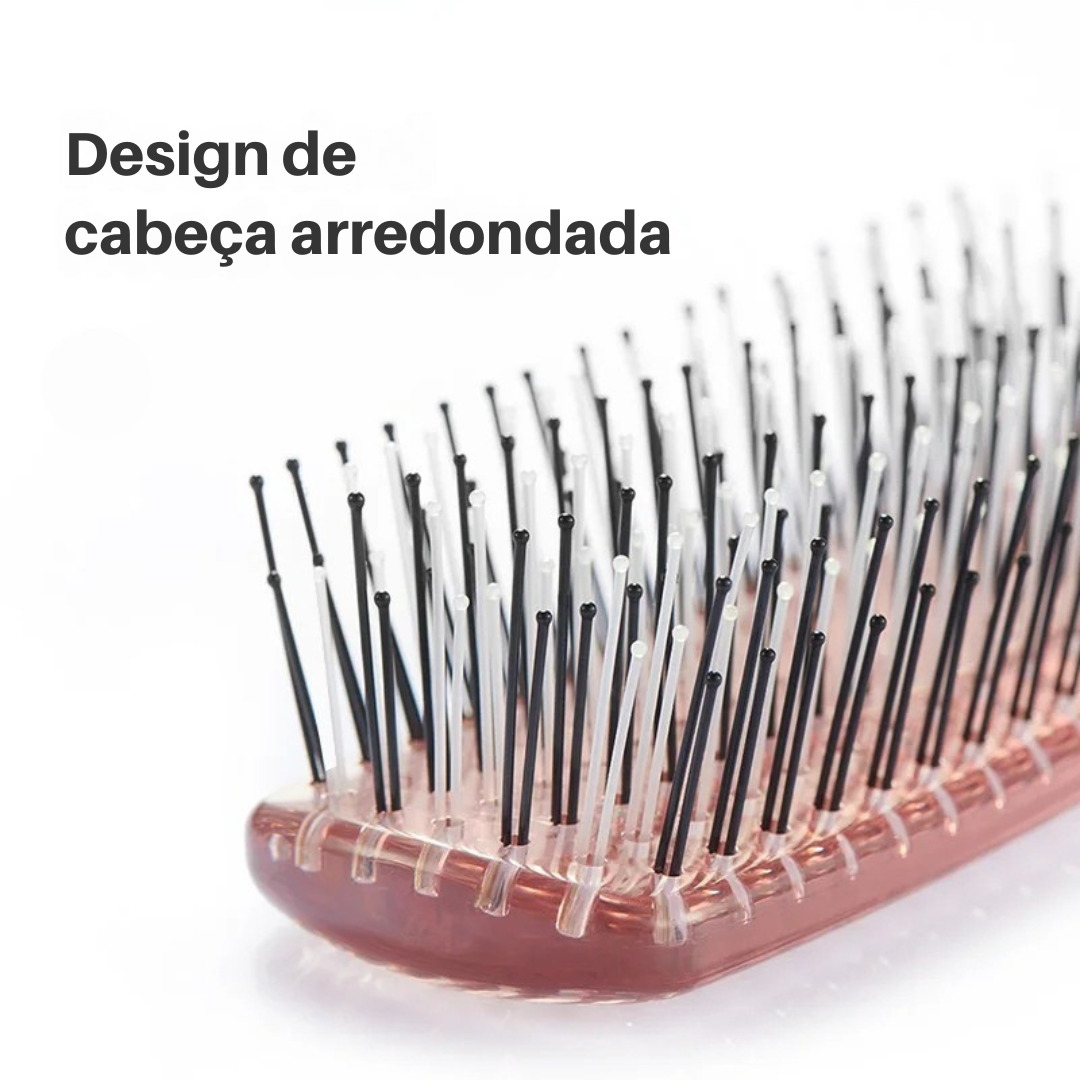 Pente Massageador de Cabelo Verde