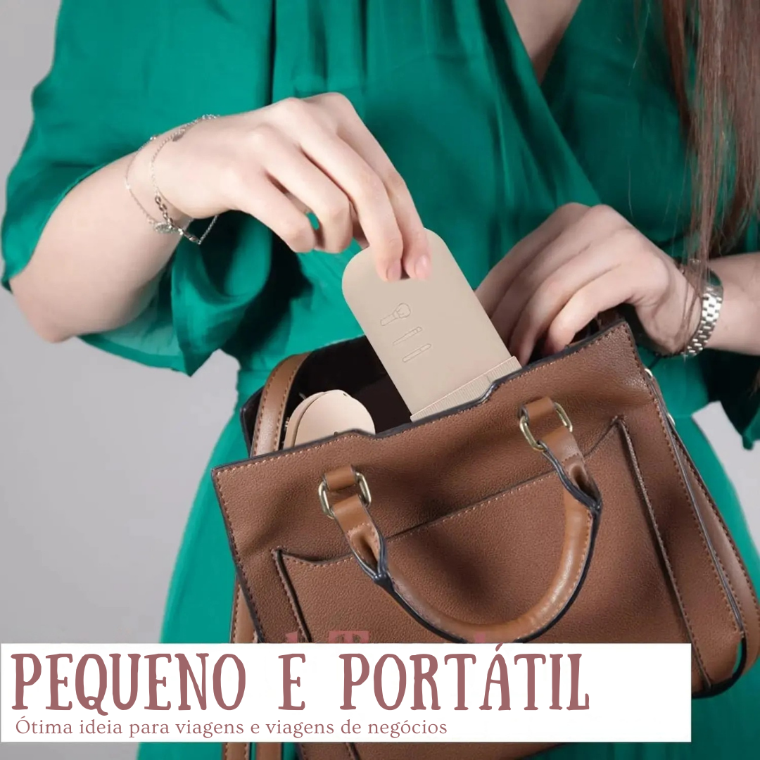Estojo Portátil para Pincéis de Maquiagem