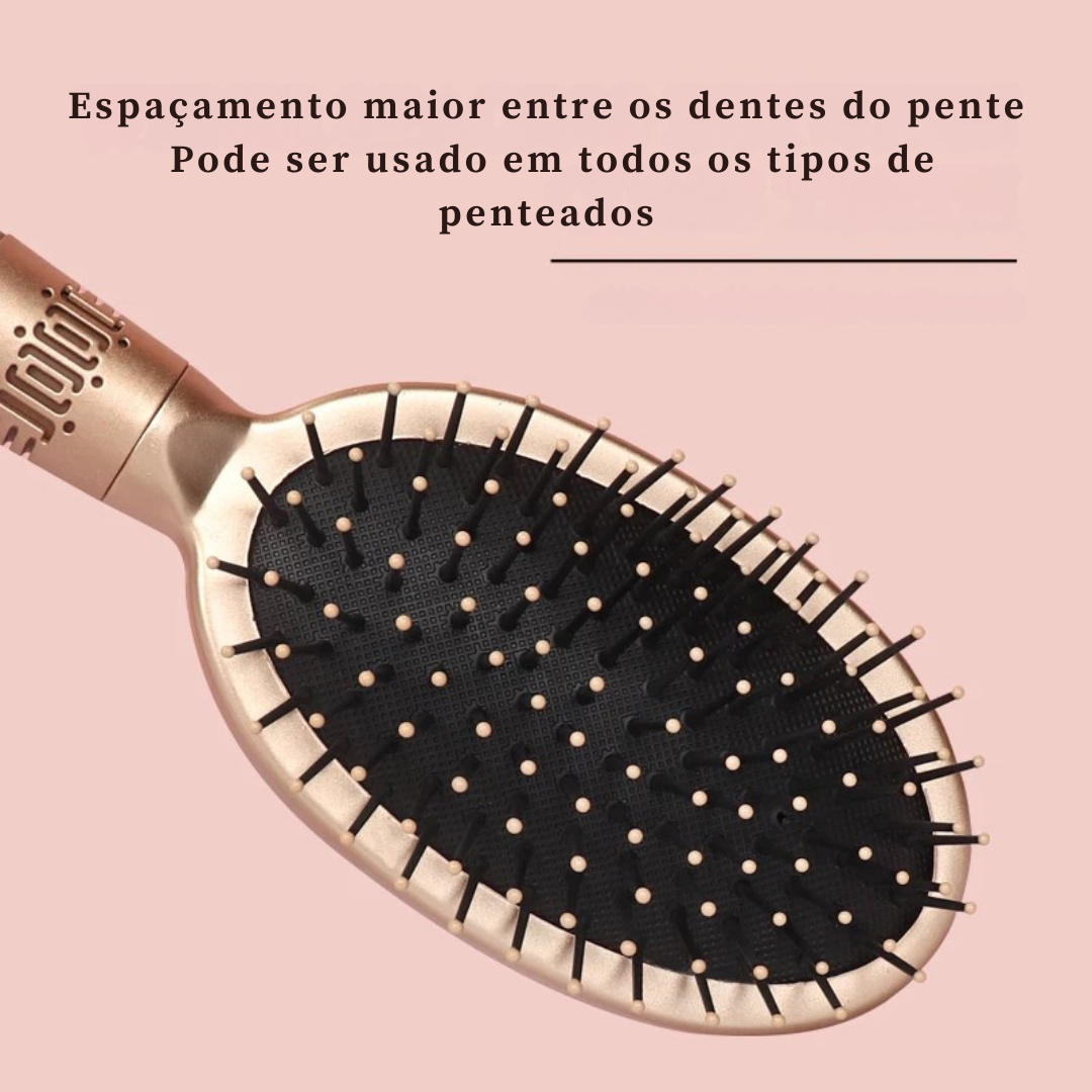 Escova Massageadora Antiestática para Cabelos