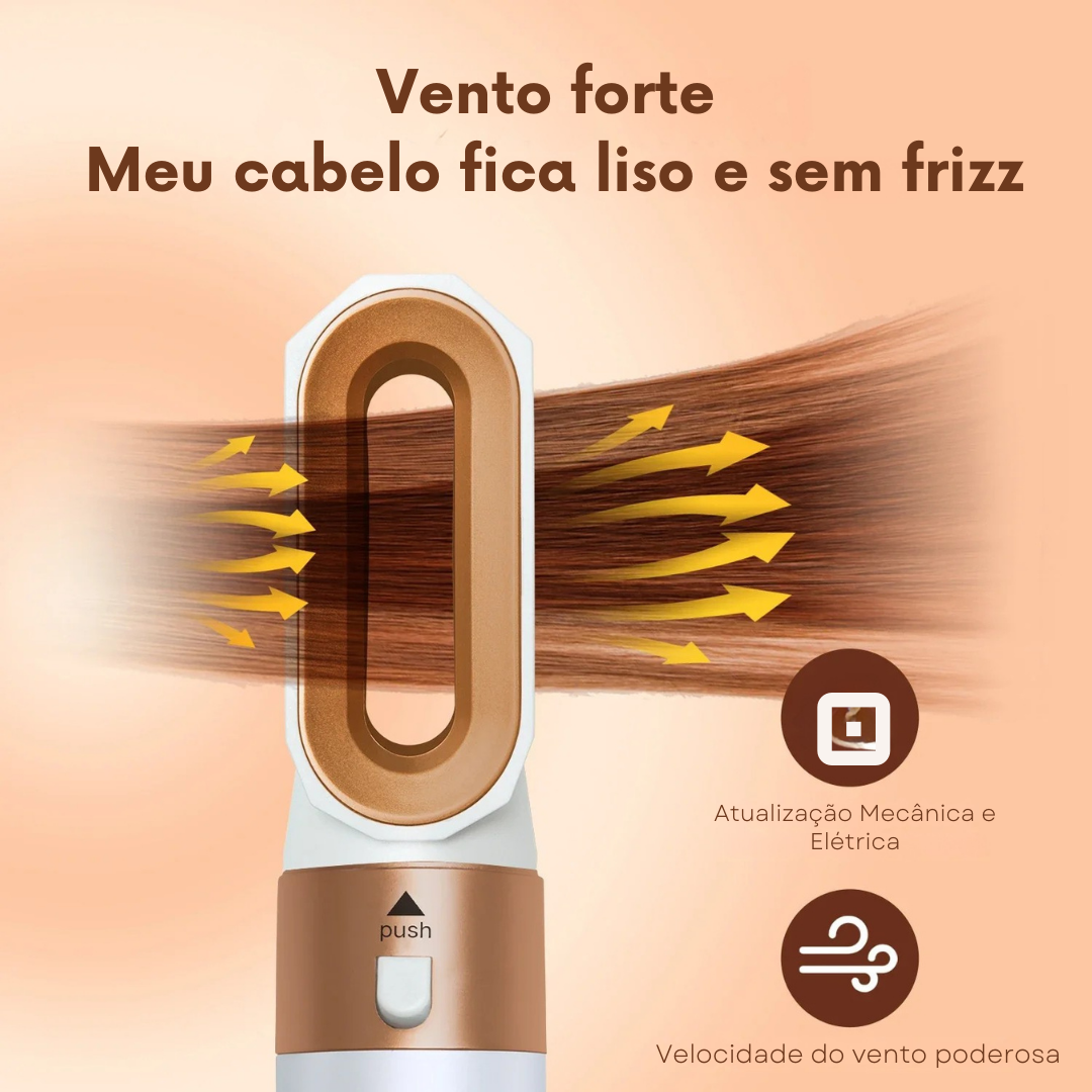 Escova Modeladora 6 em 1 Profissional