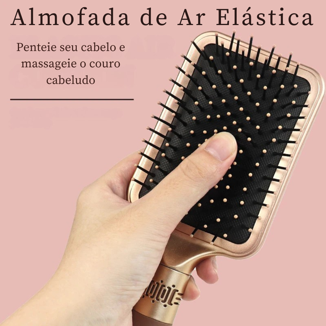 Escova Massageadora Antiestática para Cabelos
