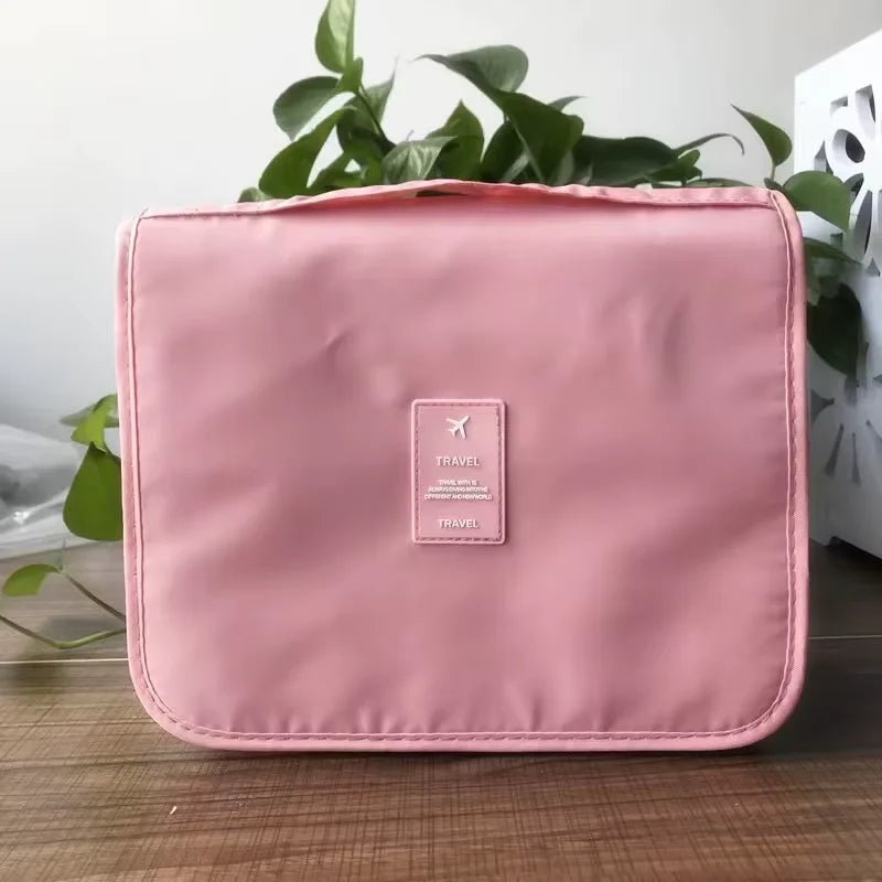 Saco de Viagem Impermeável para Mulheres, Maquiagem, Sacos Cosméticos, Organizador De Artigos De Higiene Pessoal, Armazenamento, Gancho Do Banheiro, Bolsa De Lavagem, Alta Qualidade