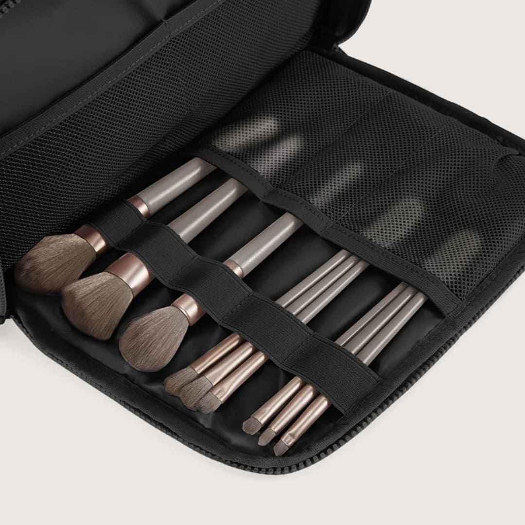 nécessaire multifuncional, nécessaire grande feminina, nécessaire de beleza para mala, estojo feminino portátil, estojo de maquiagem para viagem, bolsa prática para viagens, bolsa organizadora para viagem, bolsa leve e compacta, bolsa feminina grande capacidade, bolsa feminina de viagem, bolsa de viagem impermeável