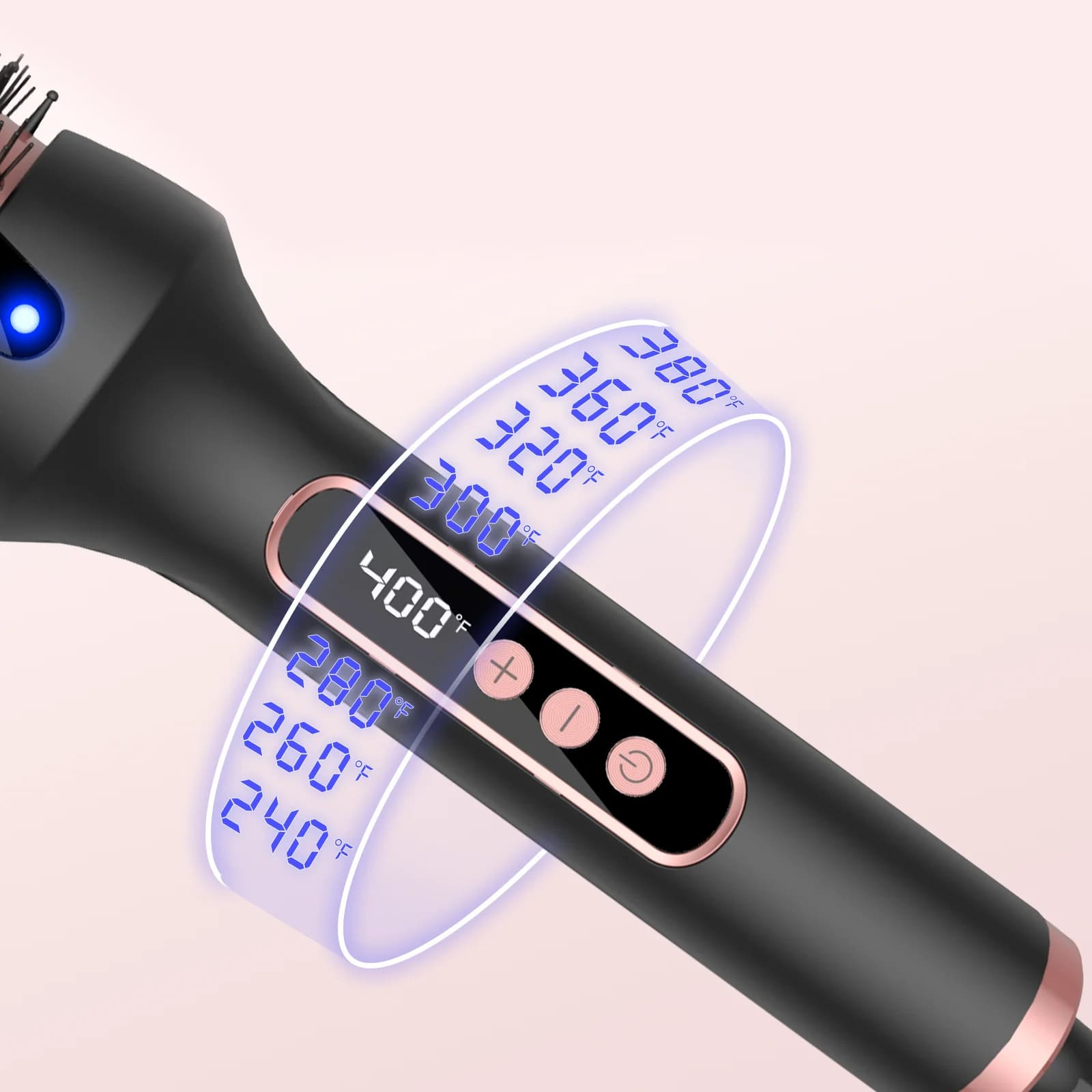 escova térmica íon negativo, escova térmica cerâmica turmalina, escova para cabelo seco e molhado, escova modeladora profissional, escova modeladora digital, escova modeladora bivolt, escova modeladora 3 em 1, escova com proteção térmica, escova com cabo giratório 360º, escova alisadora com desligamento automático, alisador e modelador de cabelo