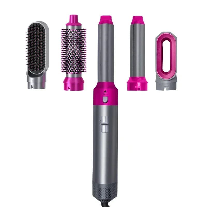 escova térmica com íons negativos, escova secadora profissional, escova secadora bivolt, escova secadora 5 em 1, escova para cabelo seco e molhado, escova multifuncional para cabelo, escova modeladora cerâmica turmalina, escova com cabo giratório 360°, escova alisadora profissional, escova alisadora com controle de temperatura, babyliss modelador de cabelo