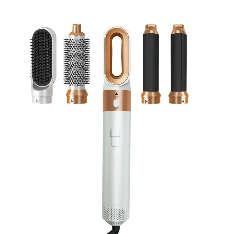 escova térmica com íons negativos, escova secadora profissional, escova secadora bivolt, escova secadora 5 em 1, escova para cabelo seco e molhado, escova multifuncional para cabelo, escova modeladora cerâmica turmalina, escova com cabo giratório 360°, escova alisadora profissional, escova alisadora com controle de temperatura, babyliss modelador de cabelo