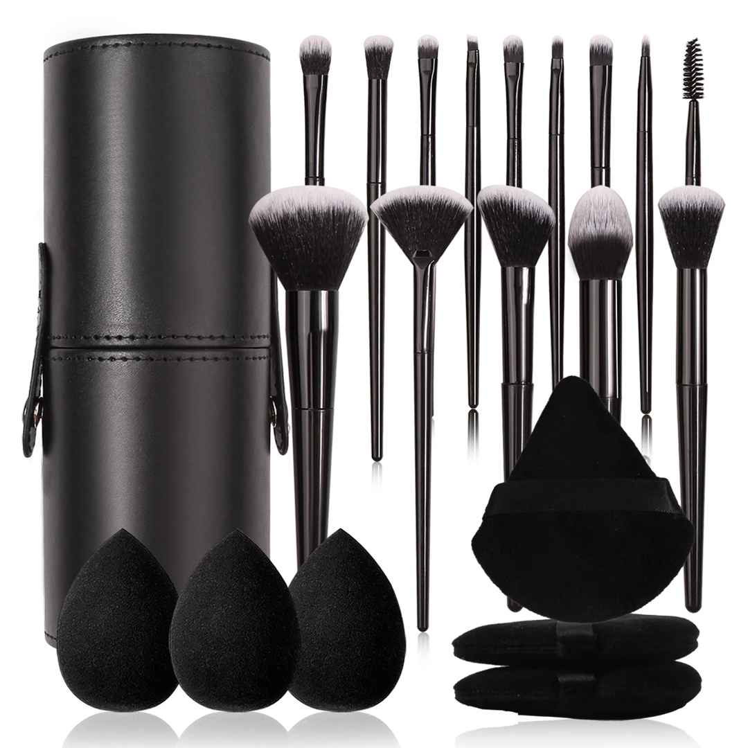 pincéis para sombra, pincéis macios para maquiagem, pincéis de maquiagem preto, pincel para contorno, kit profissional de pincéis, kit de pincéis para olhos, kit de pincéis para blush, kit de pincéis para base, kit de pincéis feminino, kit de maquiagem profissional, kit de maquiagem completo
