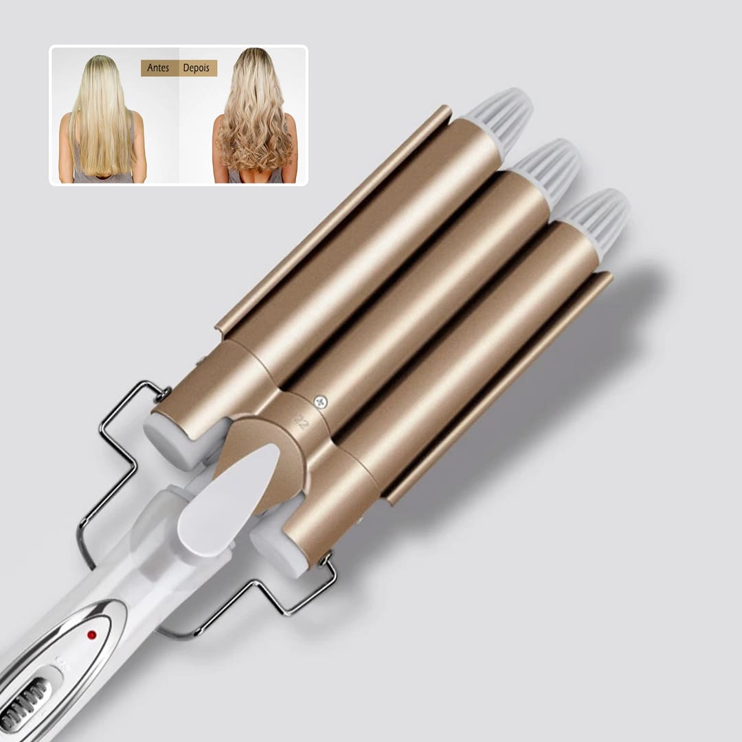 modelador para cabelos profissionais, modelador de cachos durável, modelador de cachos 3 barris, modelador de cabelo cerâmica, modelador com controle termostático, modelador bivolt, babyliss térmico cerâmico, babyliss para ondas naturais, babyliss para cabelos secos, babyliss ondulado profissional, babyliss 220°C