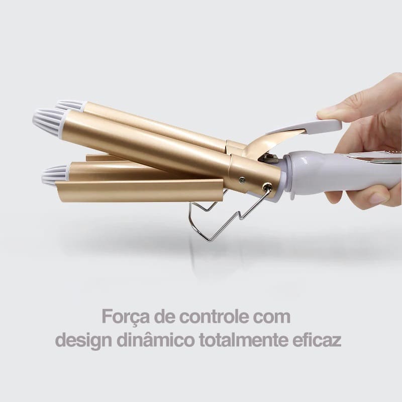modelador para cabelos profissionais, modelador de cachos durável, modelador de cachos 3 barris, modelador de cabelo cerâmica, modelador com controle termostático, modelador bivolt, babyliss térmico cerâmico, babyliss para ondas naturais, babyliss para cabelos secos, babyliss ondulado profissional, babyliss 220°C