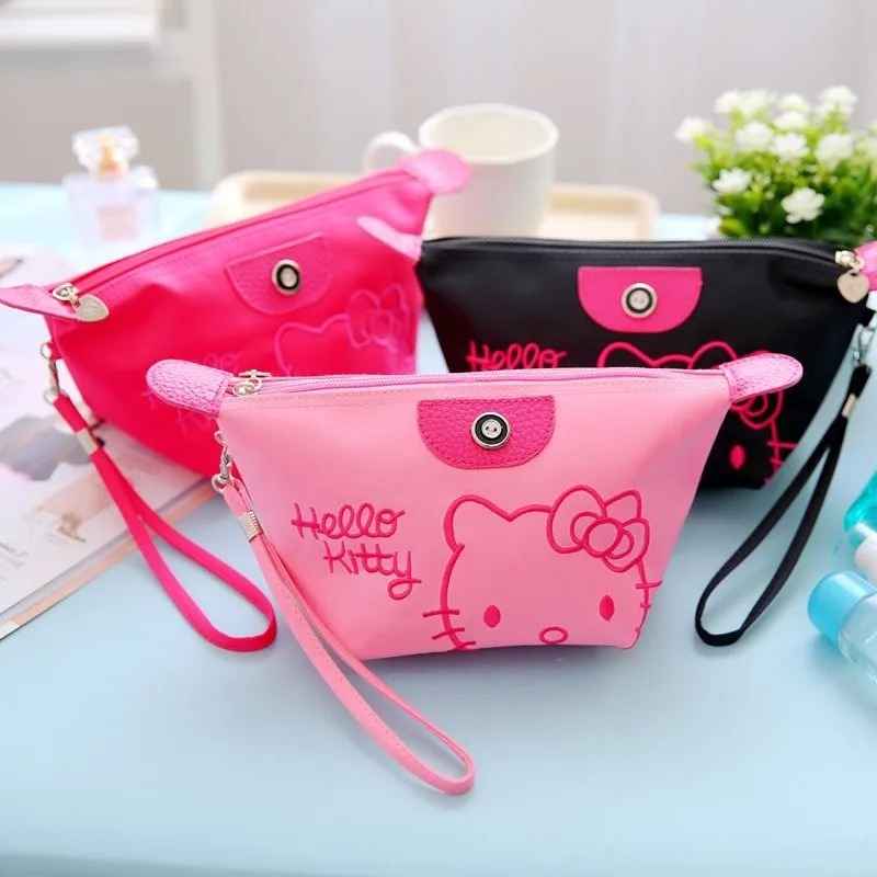 nécessaire à prova d’água, nécessaire rosa feminina, nécessaire para viagem maquiagem, nécessaire kawaii, nécessaire infantil hello kitty, nécessaire hello kitty, nécessaire grande feminina, nécessaire fofa para maquiagem, nécessaire com zíper resistente, bolsa organizadora hello kitty, bolsa de maquiagem hello kitty