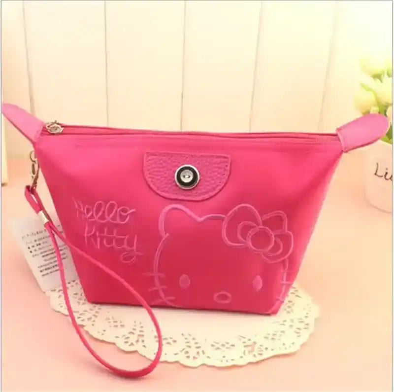 nécessaire à prova d’água, nécessaire rosa feminina, nécessaire para viagem maquiagem, nécessaire kawaii, nécessaire infantil hello kitty, nécessaire hello kitty, nécessaire grande feminina, nécessaire fofa para maquiagem, nécessaire com zíper resistente, bolsa organizadora hello kitty, bolsa de maquiagem hello kitty