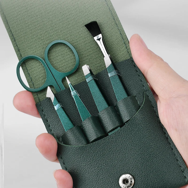 2/4/6 pçs ferramentas de beleza pinça de sobrancelha clipe de remoção de cabelo de aço inoxidável para pinça de extensão de cílios colorido profissional fazer