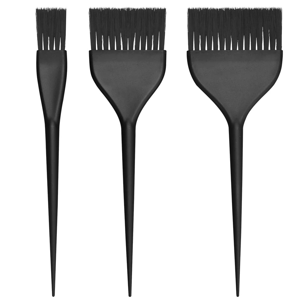 Escova de cabelo em forma de arco, salão de beleza, antiderrapante, creme de cor, escova de coloração de cabelo, aplicador de tintura de cabelo, escova de poeira, acessório de estilo