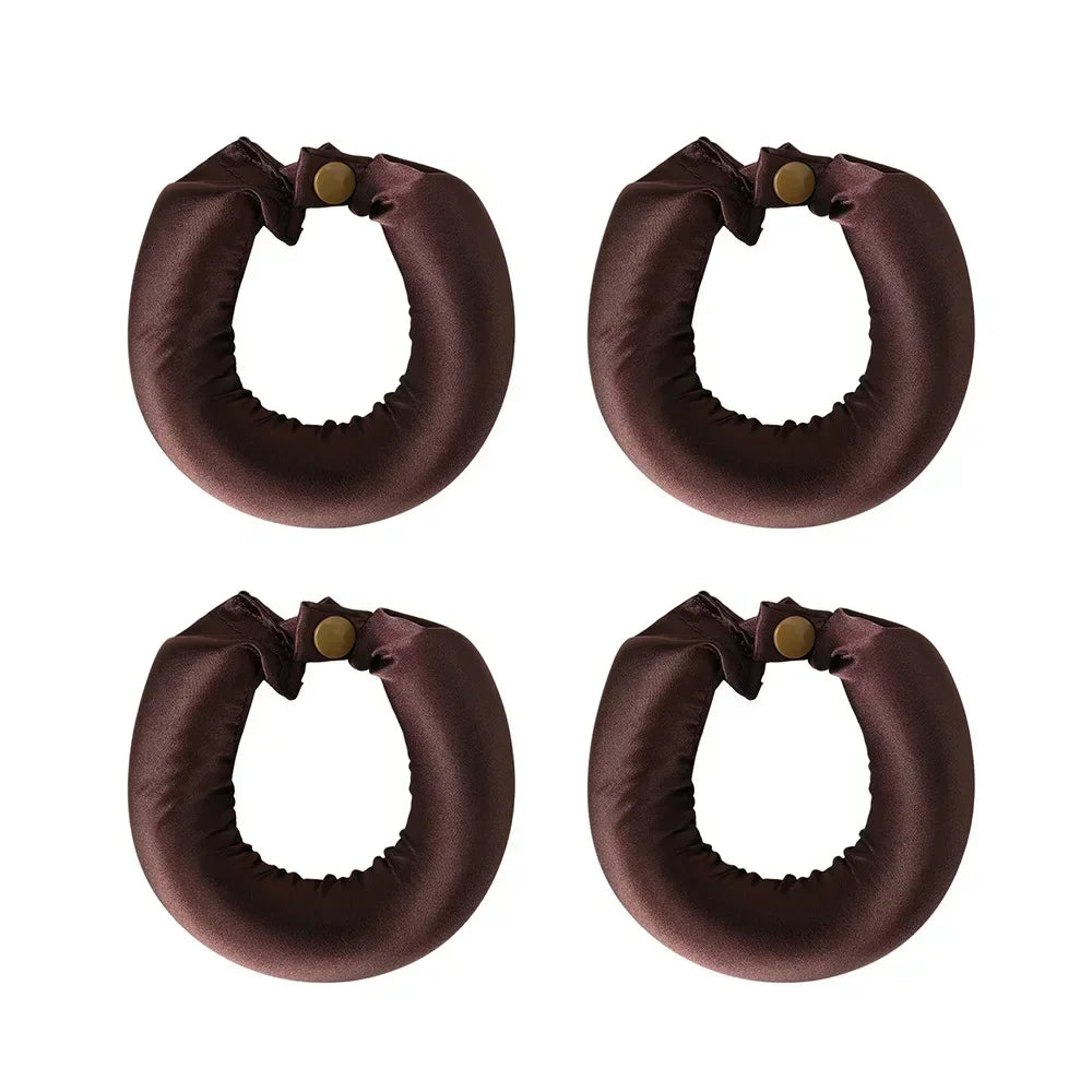 Modelador de cabelo sem calor, haste de ondulação, faixa de cabelo sem calor, cachos preguiçosos de cetim, modeladores macios, hastes flexíveis para dormir, ferramentas de estilo