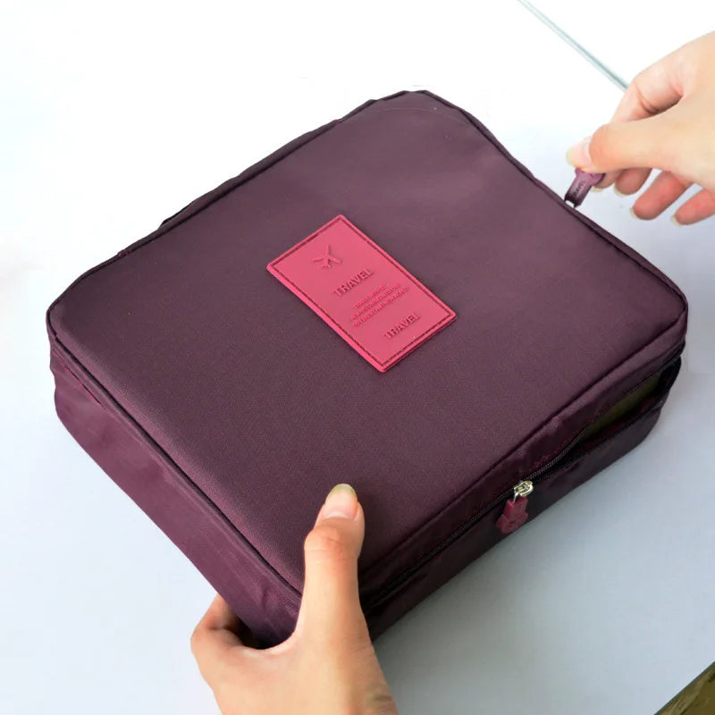 Simples Washbag Square Coreano Maquiagem Feminina Saco De Cosméticos Viagem Organizador De Viagens Personalizado Cosméticos Sacos De Mulheres Em oferta