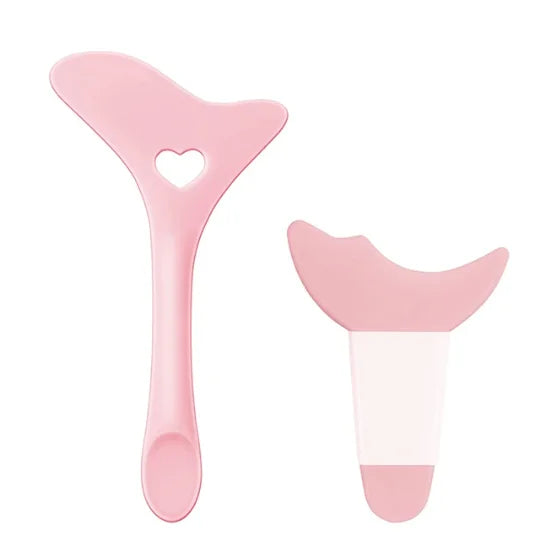 2 pçs conjunto alado delineador estêncil rímel escudo aplicador conjunto reutilizável silicone delineador guia ferramenta para maquiagem dos olhos, máscara aplic