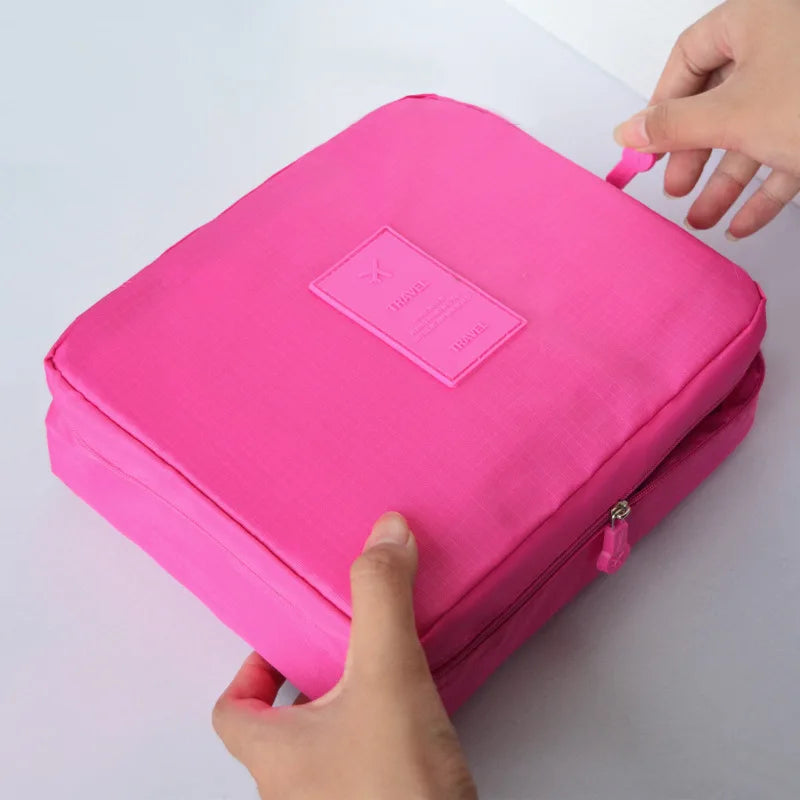 Simples Washbag Square Coreano Maquiagem Feminina Saco De Cosméticos Viagem Organizador De Viagens Personalizado Cosméticos Sacos De Mulheres Em oferta