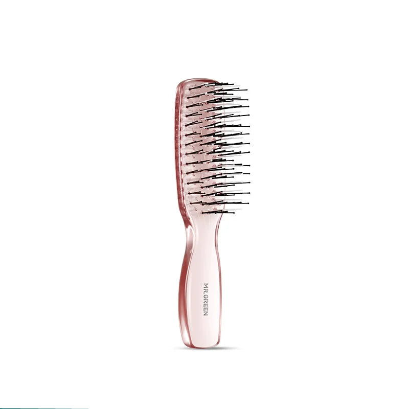 verde escova de cabelo couro cabeludo massagem pentes volumizing estilo de cabelo fino ferramenta desembaraçar para cabelos longos molhados e secos presente feminino