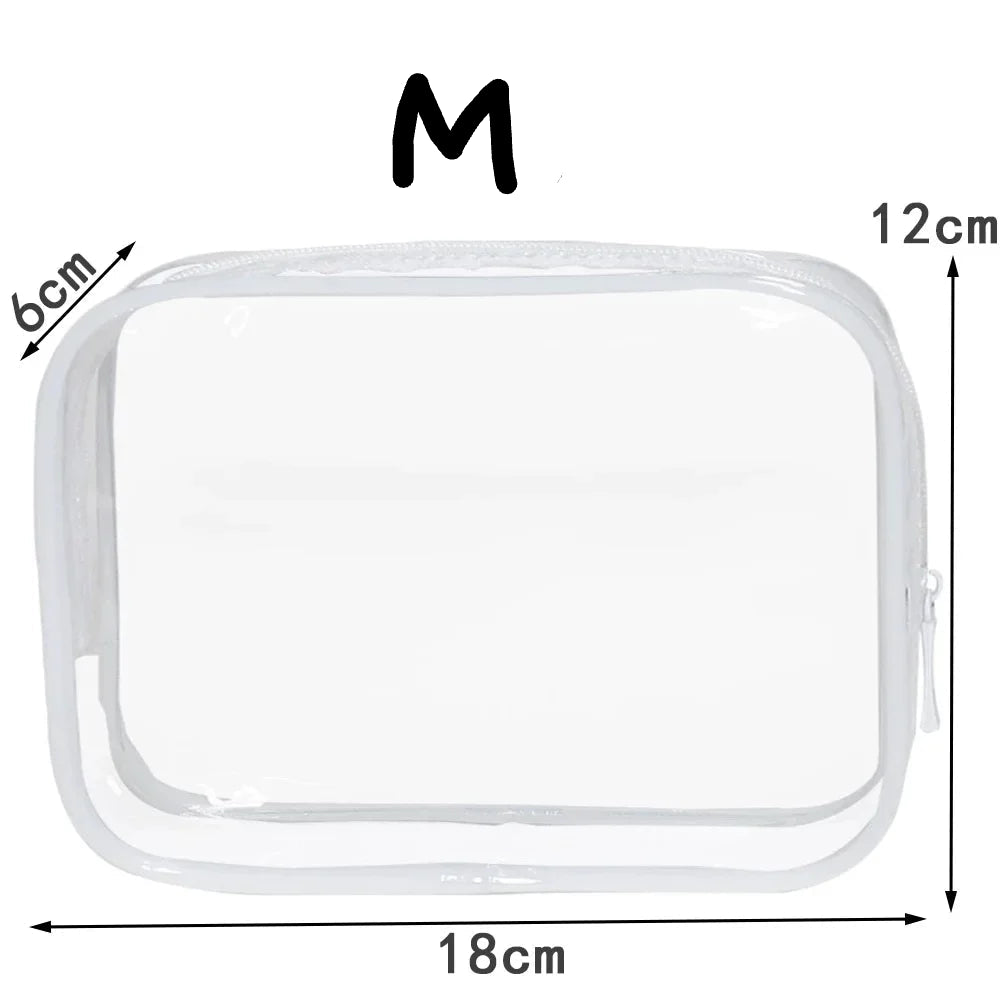 Bolsa de lavagem de viagem portátil feminina transparente à prova dwaterproof água bolsa de armazenamento de maquiagem grande capacidade organizador de cosméticos beleza caso feminino