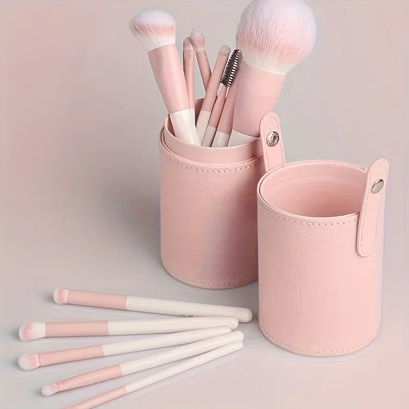 Maquiagem Escova Organizador De Armazenamento, Eyeliners Display Case para Vanity, Escovas De Cosméticos, Armazenamento De Órgãos, Rosa, 1Pc