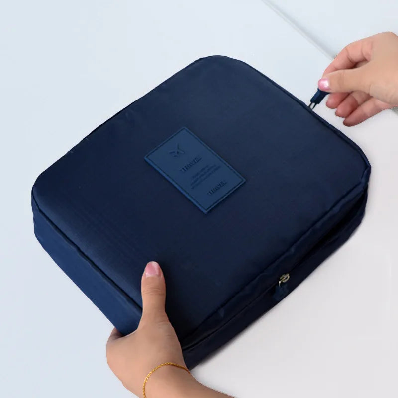 Simples Washbag Square Coreano Maquiagem Feminina Saco De Cosméticos Viagem Organizador De Viagens Personalizado Cosméticos Sacos De Mulheres Em oferta
