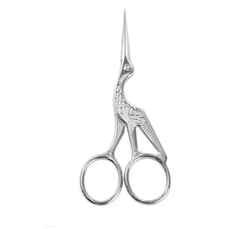 1pc tesoura de maquiagem estilo europeu 9cm compacto aço inoxidável pequeno profissional sobrancelha nariz corte de cabelo manicure ferramentas de unhas