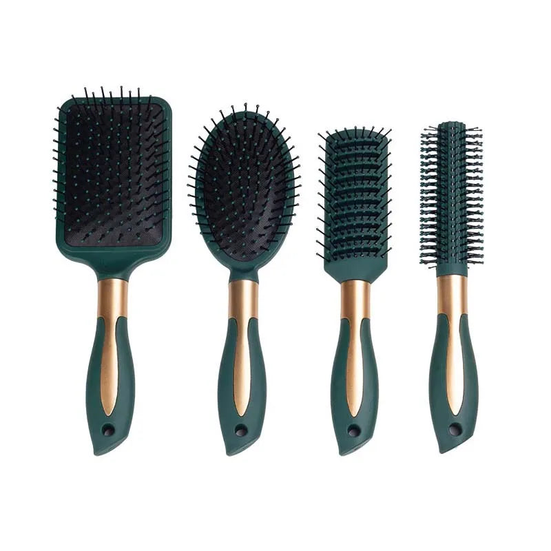KLINA-Hair Massage Comb, Air Cushion, Scalp Hairbrush, Anti Static, Salon, SPA, Cabeleireiro Styling Tool, Oval, Round