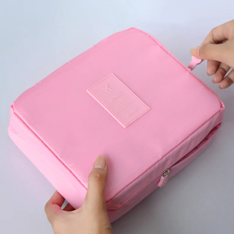 Simples Washbag Square Coreano Maquiagem Feminina Saco De Cosméticos Viagem Organizador De Viagens Personalizado Cosméticos Sacos De Mulheres Em oferta