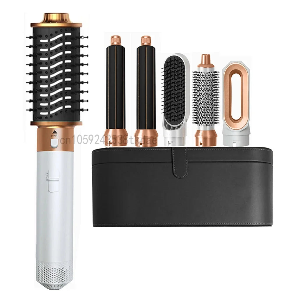 6 em 1 secador de cabelo escova pente quente conjunto profissional curling ferro alisador cabelo ferramenta estilo para dyson airwrap secador cabelo