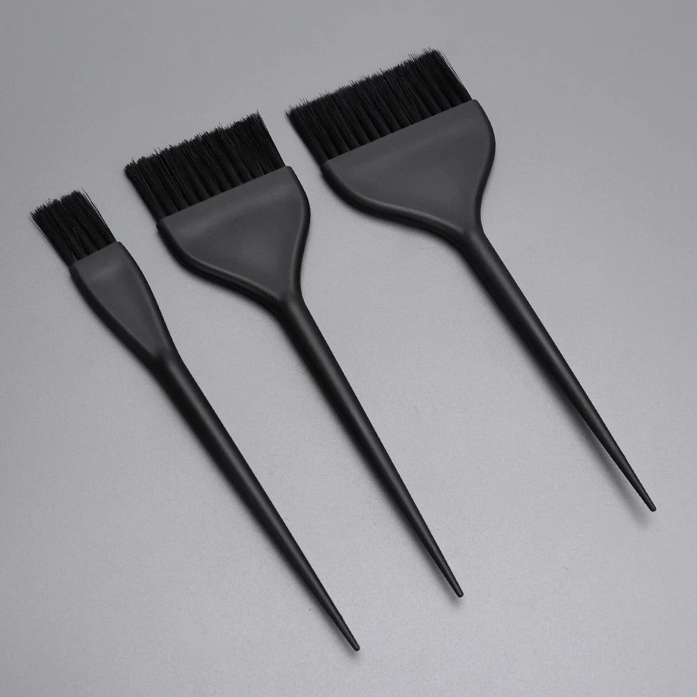 Escova de cabelo em forma de arco, salão de beleza, antiderrapante, creme de cor, escova de coloração de cabelo, aplicador de tintura de cabelo, escova de poeira, acessório de estilo