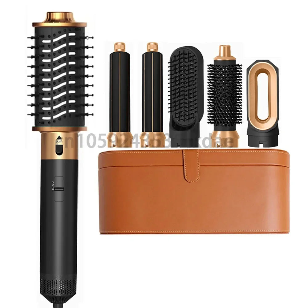 6 em 1 secador de cabelo escova pente quente conjunto profissional curling ferro alisador cabelo ferramenta estilo para dyson airwrap secador cabelo