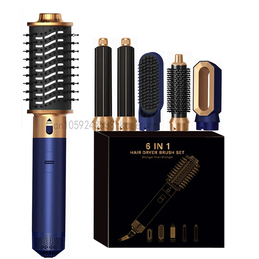 6 em 1 secador de cabelo escova pente quente conjunto profissional curling ferro alisador cabelo ferramenta estilo para dyson airwrap secador cabelo